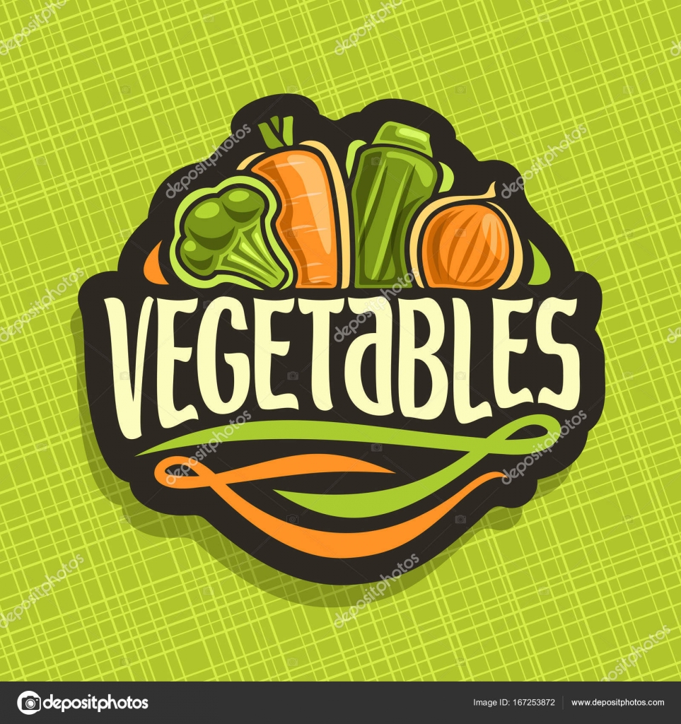 Logotipo vectorial para verduras frescas vector, gráfico vectorial