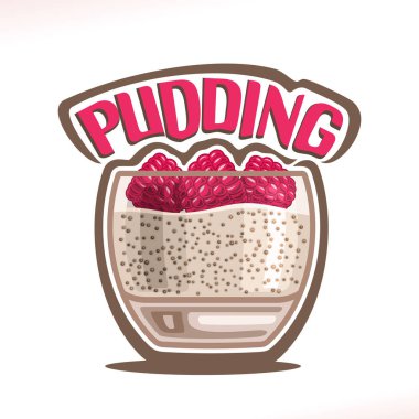 Puding için vektör logo