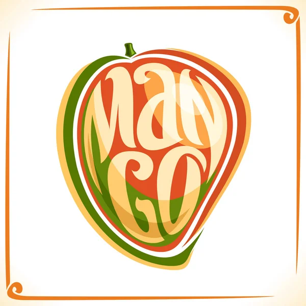 Logo vettoriale per Mango — Vettoriale Stock