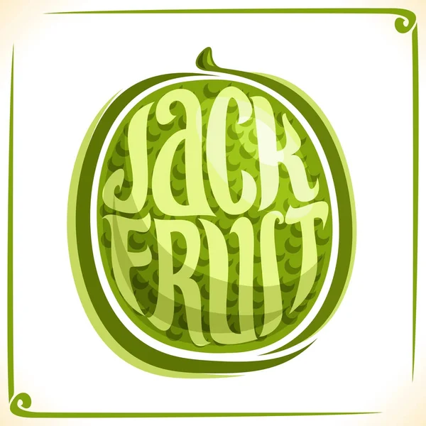 Vector logo for Jackfruit — Stock Vector