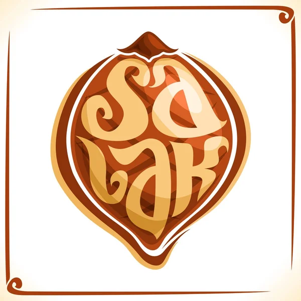 Логотип вектора для Salak — стоковый вектор