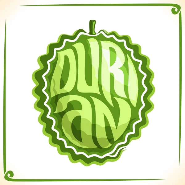 Vektorové logo pro Durian — Stockový vektor