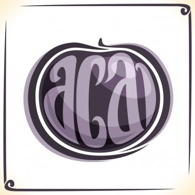 Acai için vektör logo