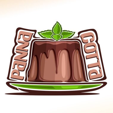Panna Cotta için vektör logo