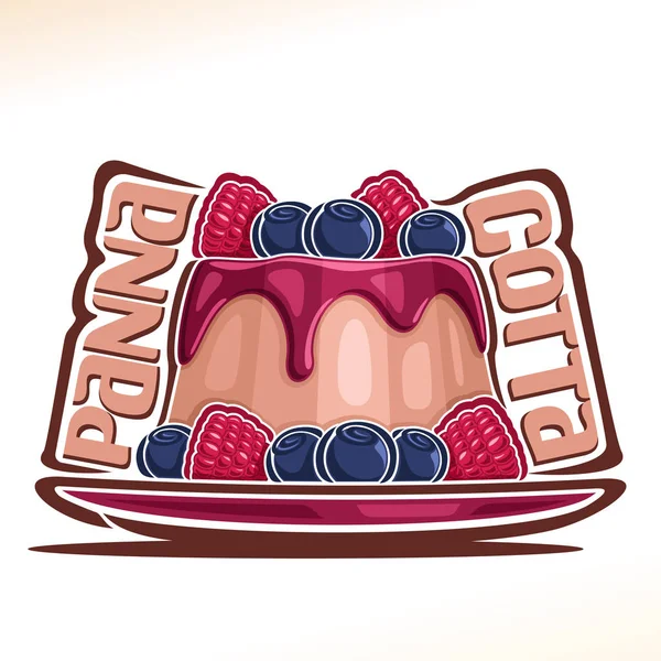 Panna Cotta için vektör logo