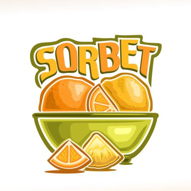 Limon şerbeti için vektör logo