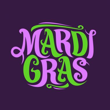 Mardi Gras karnavalı için vektör poster