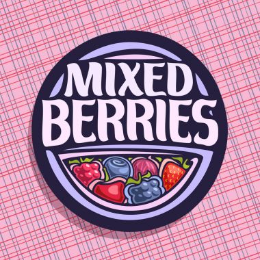 Çilek için vektör logo