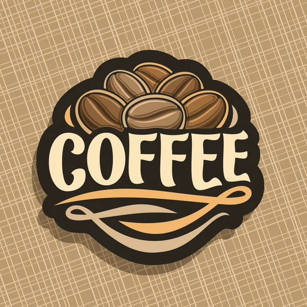 Logotipo Vetor Para Café — Vetor de Stock