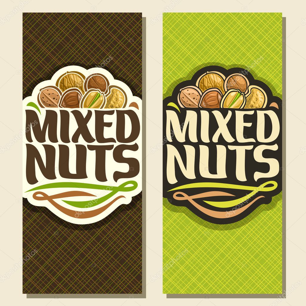 Vector banner for Nuts