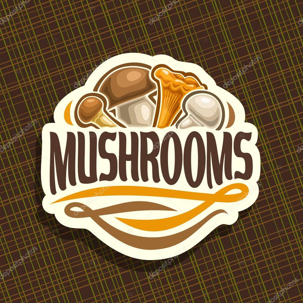 Vector logo for Mushrooms