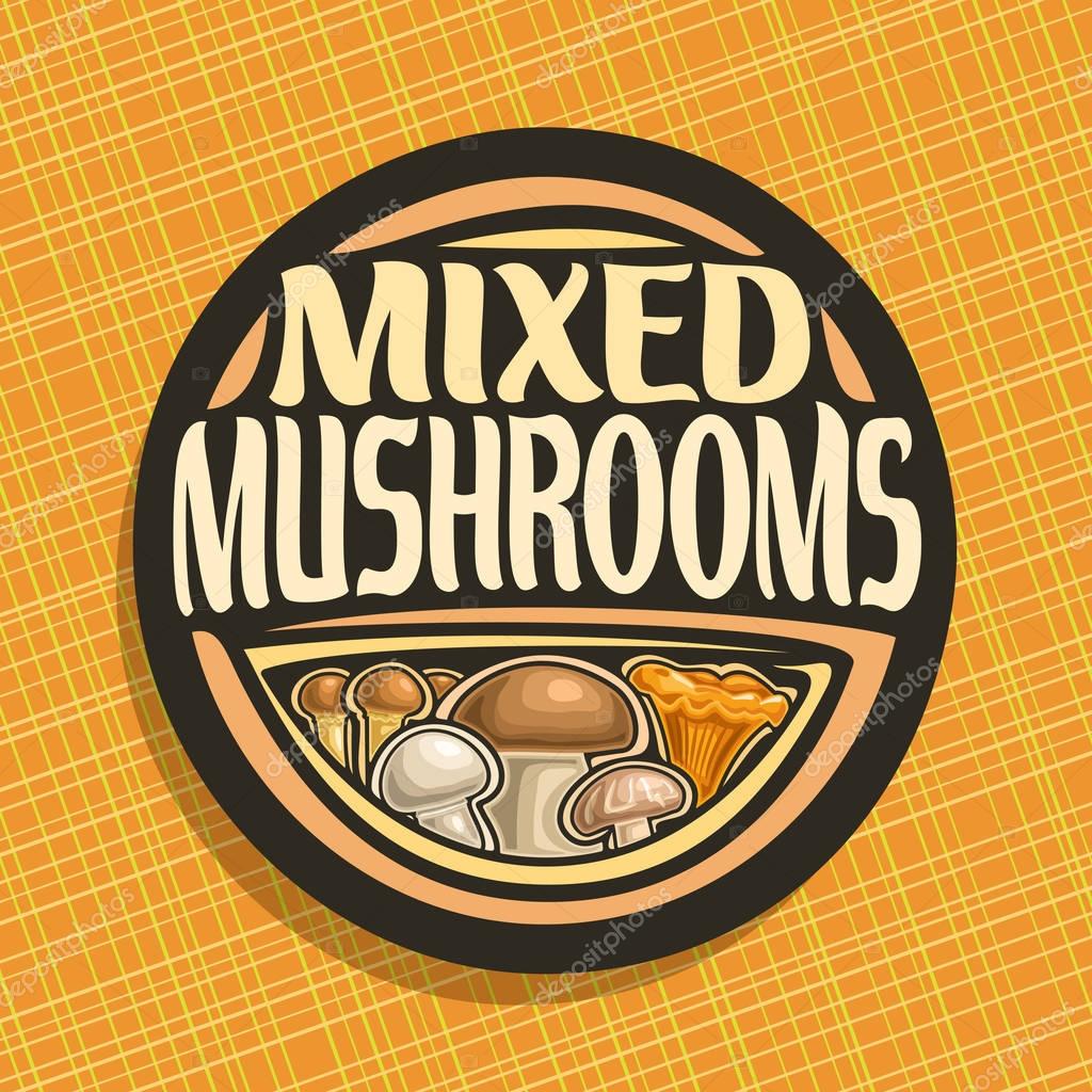 Vector logo for Mushrooms