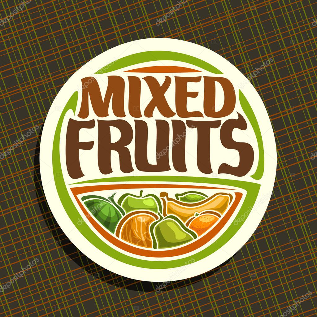 Vector logo for Fruits