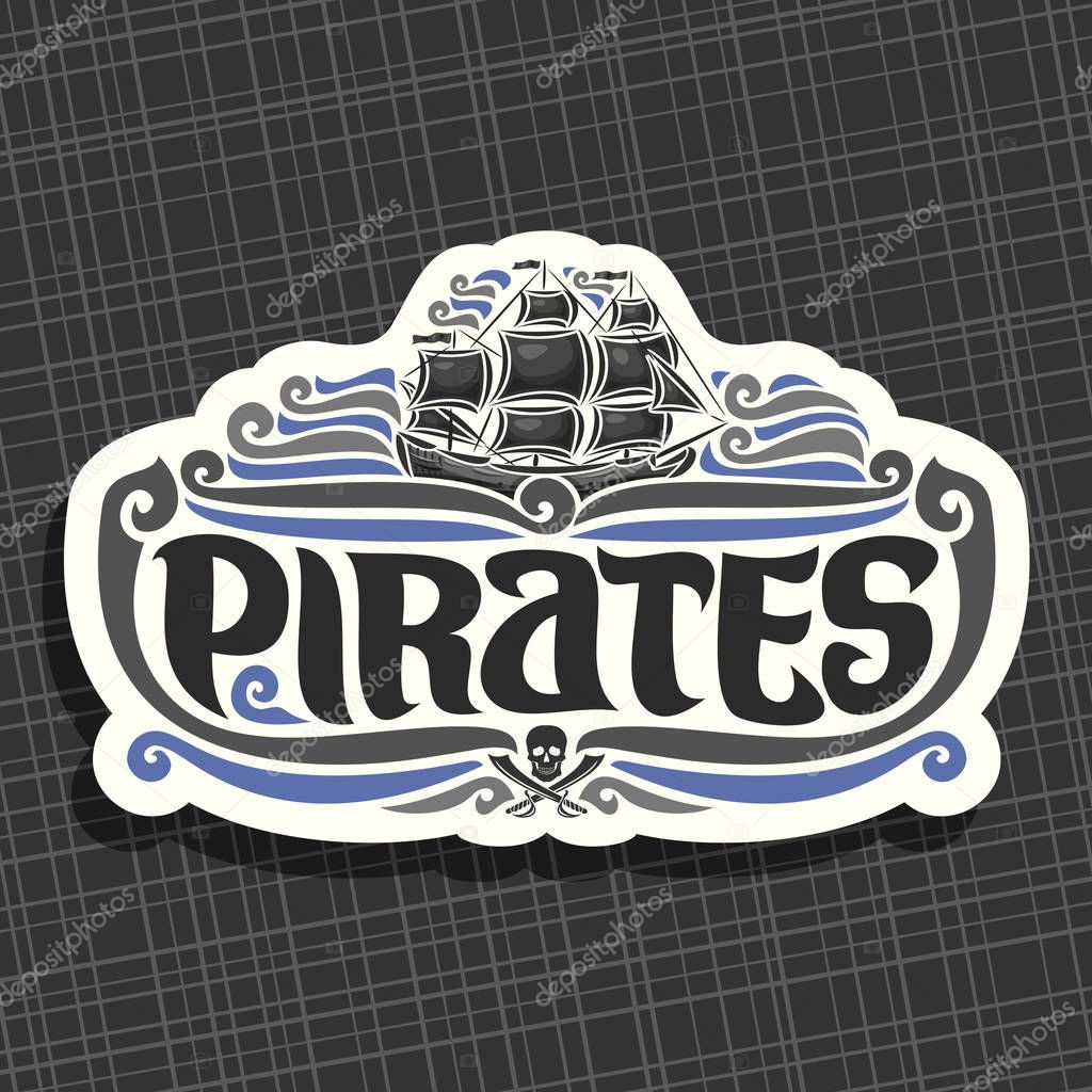 Vector logo for Pirates theme