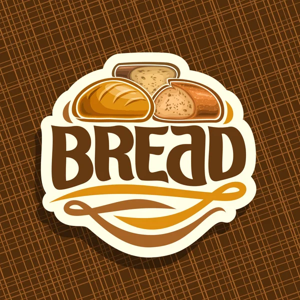 Vector Logo Voor Brood — Stockvector