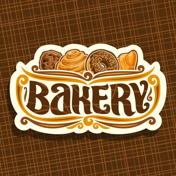 Vector Logo Bakery — Stock Vector