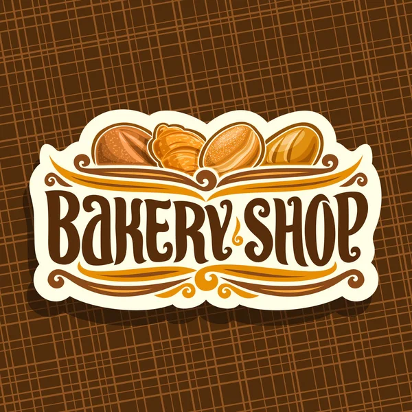 Vector Logo Bakery Shop — Stock Vector