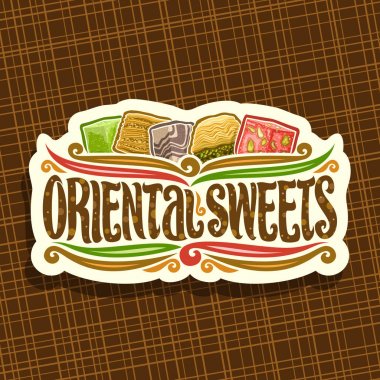Oriental tatlı vektör logo