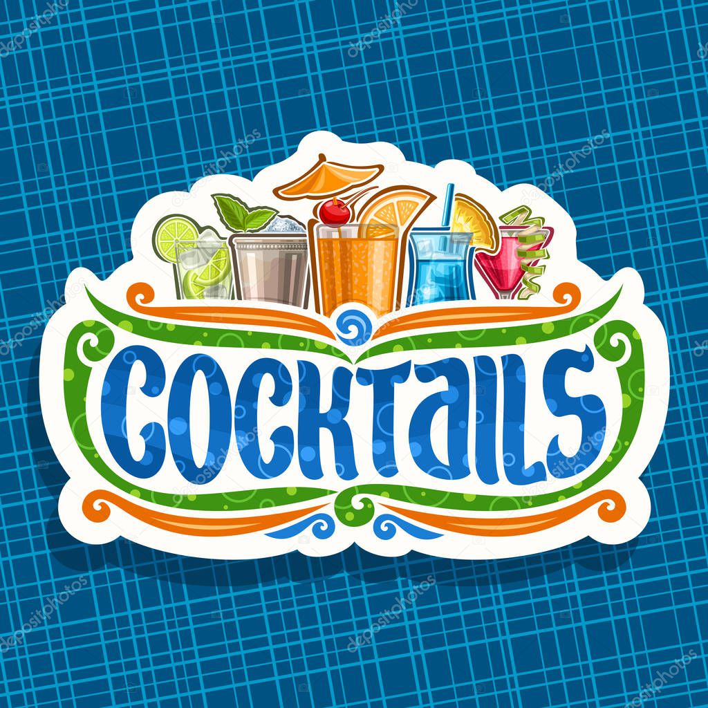 Vector logo for Cocktails