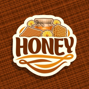 Rustik tatlım için vektör logo