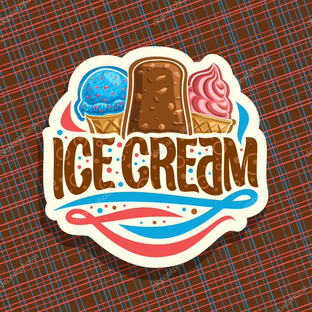 Vector logo of italian Ice Cream