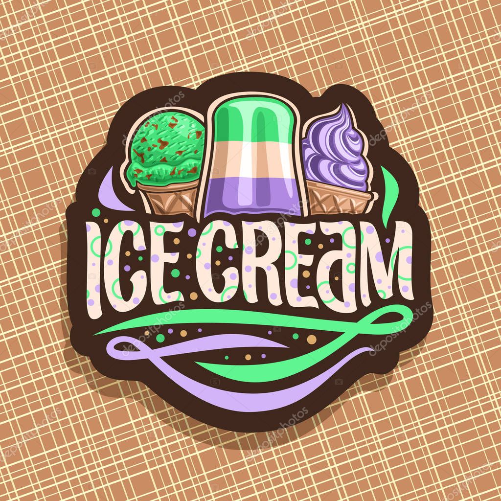 Vector logo of italian Ice Cream