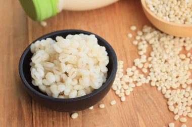 soya sütü ve arpa tohumu