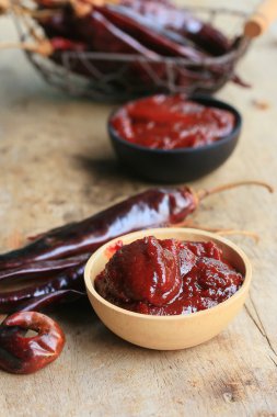 Kore kırmızı biber - gochujang