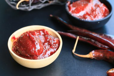 Kore kırmızı biber - gochujang