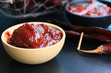 Kore kırmızı biber - gochujang