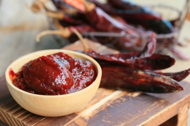 Kore kırmızı biber - gochujang