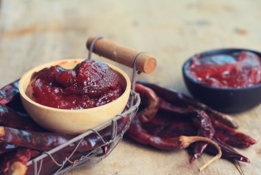 Kore kırmızı biber - gochujang