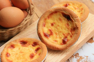 lezzetli tatlı yumurta tart