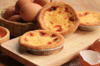 lezzetli tatlı yumurta tart
