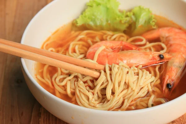 Spicy ramen - japanese food — Stock Photo, Image