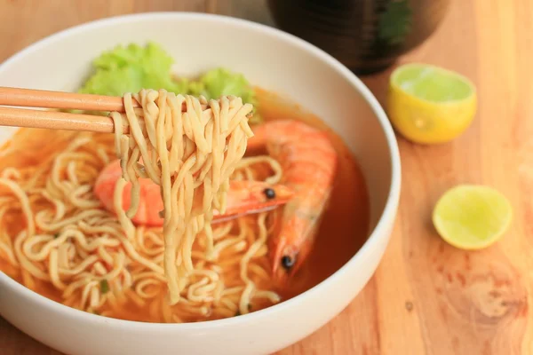 Spicy ramen - japanese food — Stock Photo, Image