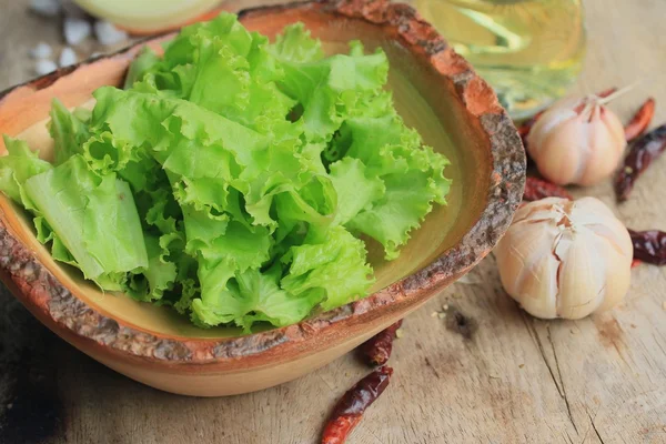 Ingredients olive oil sauce — Stock Photo, Image