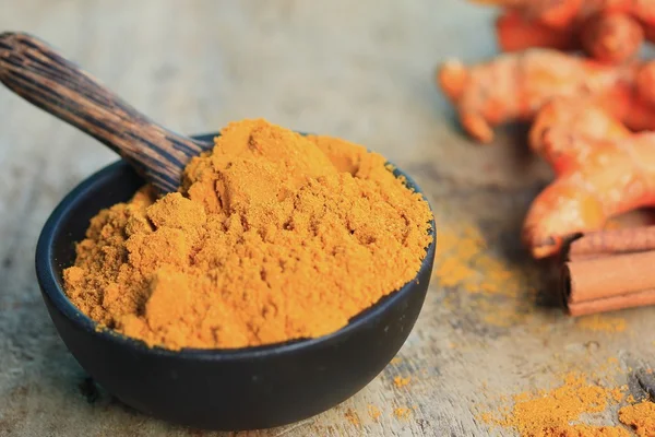 Curry powder with fresh — Stock Photo, Image