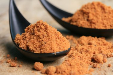 tatlı organik kahverengi şeker