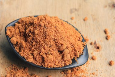 tatlı organik kahverengi şeker