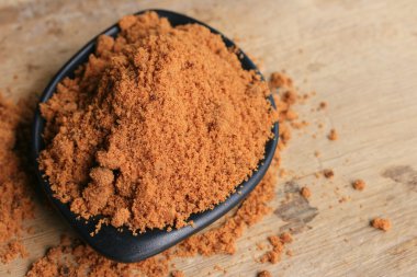 tatlı organik kahverengi şeker