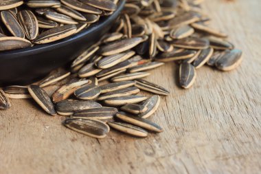 Bir yığın Ayçiçeği tohumları