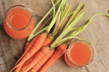 taze havuç suyu ile