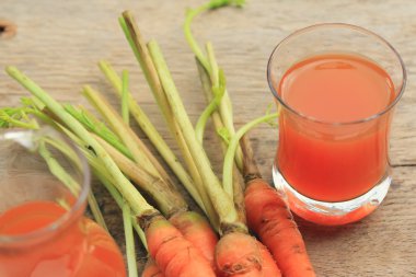 taze havuç suyu ile