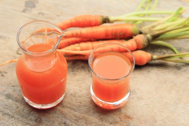 taze havuç suyu ile