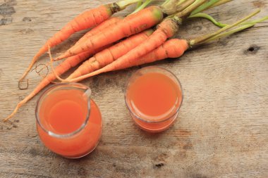 taze havuç suyu ile