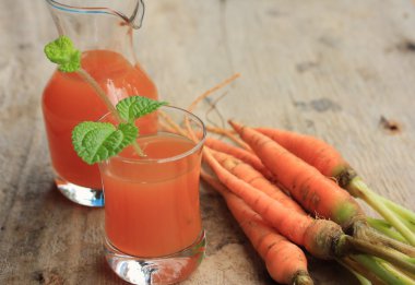 taze havuç suyu ile