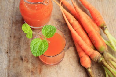 taze havuç suyu ile