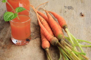 taze havuç suyu ile