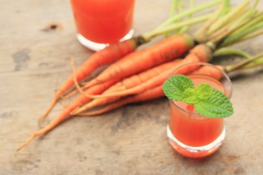 taze havuç suyu ile